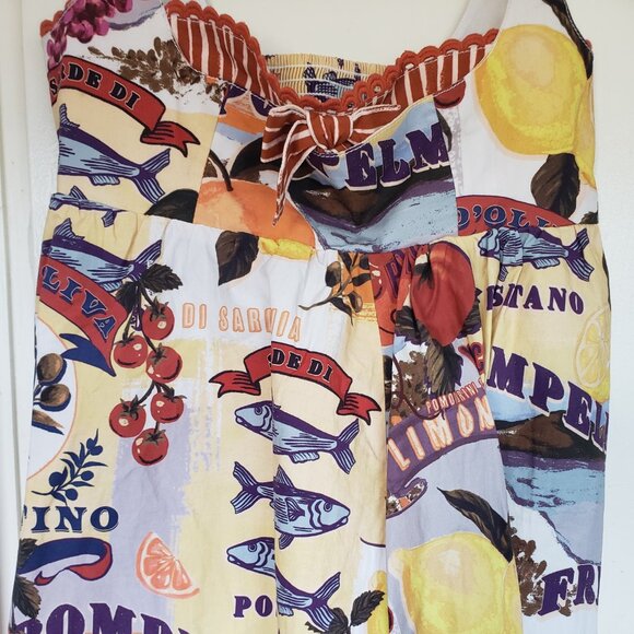 NWT Anthropologie Maeve Bustier Italian Print Mini Dress - Picture 3 of 5